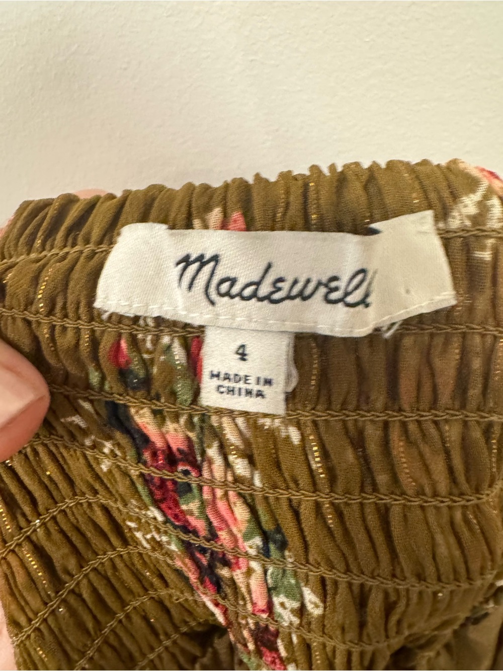 Madewell Cami Tier Midi Dress in Metallic Classic Corsage - Picture 6 of 6